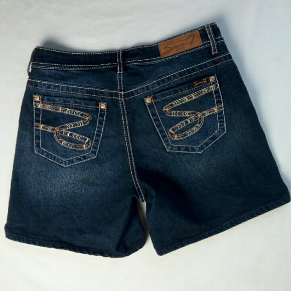 Seven 7 denim jean shorts - Picture 2 of 8